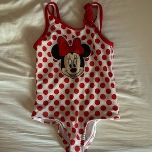 Minnie Mouse one piece bathing suit
